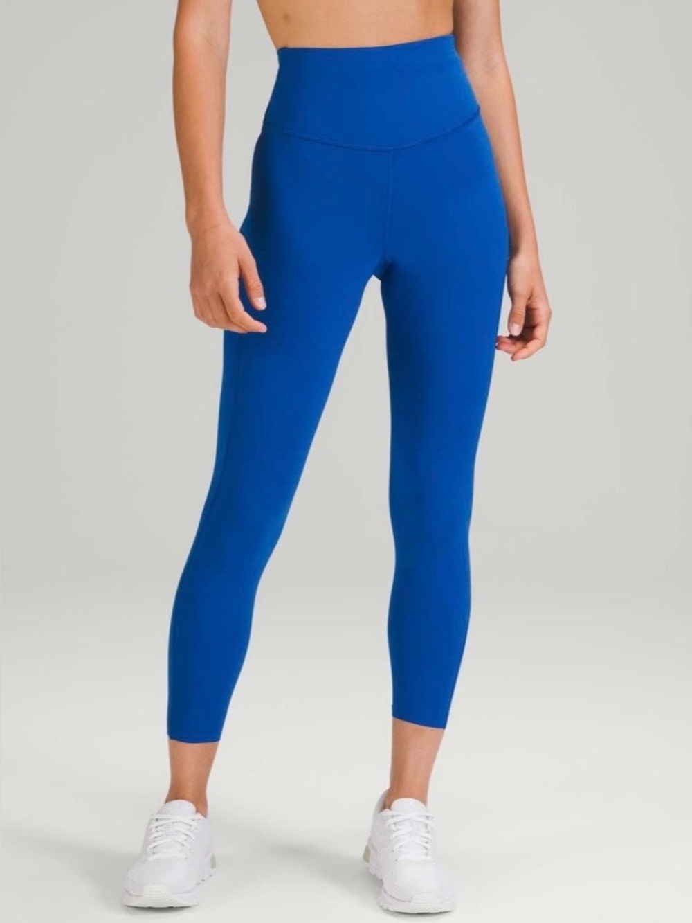 LULULEMON Base Pace Blazer Blue Tone High Rise Leggings 25” - Picture 2 of 8